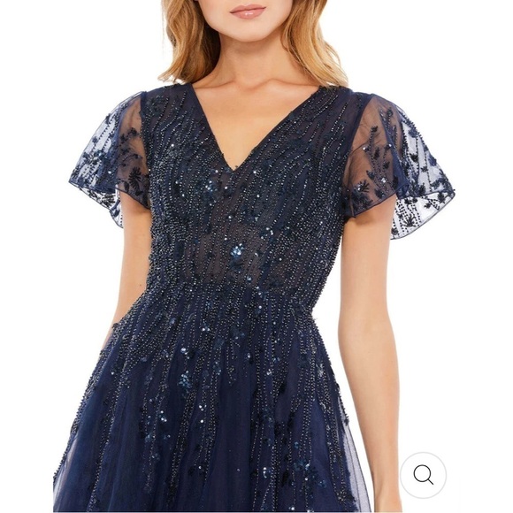 Mac Duggal 20304 Embellished Tea Length Gown - Picture 5 of 11